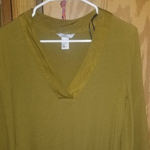 H&M olive green with silk accent